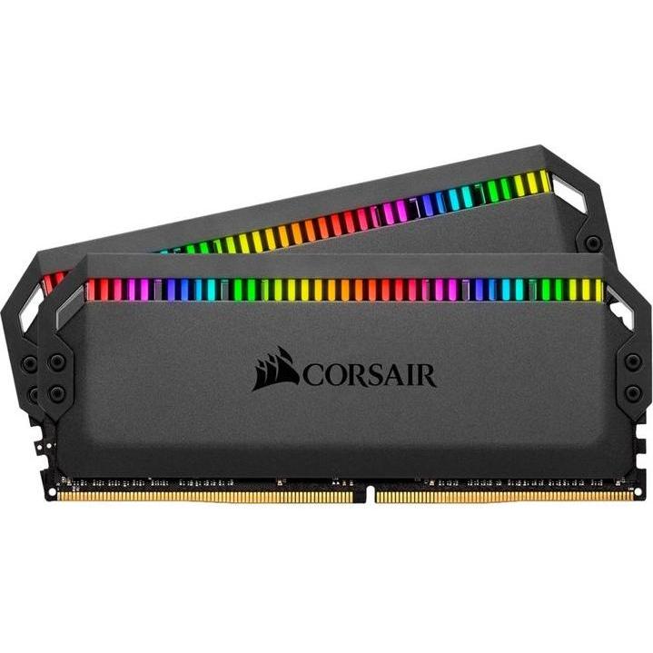 Corsair Dominator Platinum RGB (2 x 16GB, 3200 MHz, DDR4-RAM, DIMM), RAM, Schwarz
