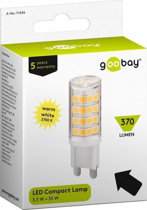 Produktbild Goobay LED Kompaktlampe, 3 W (G9, 350 lm)