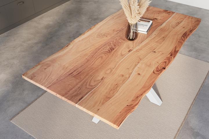 Actual product image SAM KALEA Baumkante massiv Akazie (220 x 100 x 77 cm)