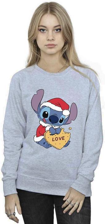 Image du produit Disney - Sweat LILO AND STITCH CHRISTMAS LOVE BISCUIT - Femme (S)