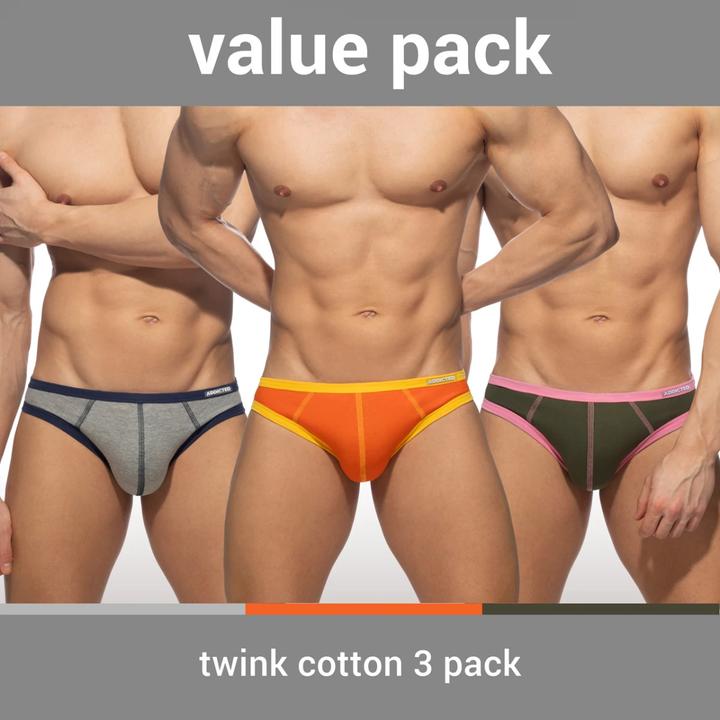 Immagine prodotto Addicted Confezione da tre slip TWINK (M)