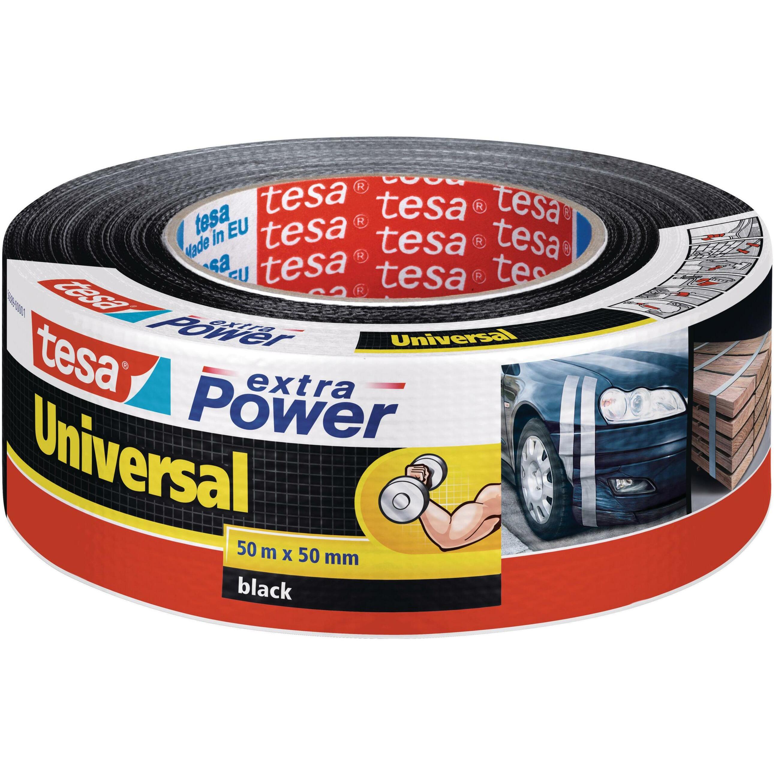 tesa, Klebeband, EXTRA POWER UNIVERSAL Gewebeband, gewebeverstärktes Ductape (50 mm)