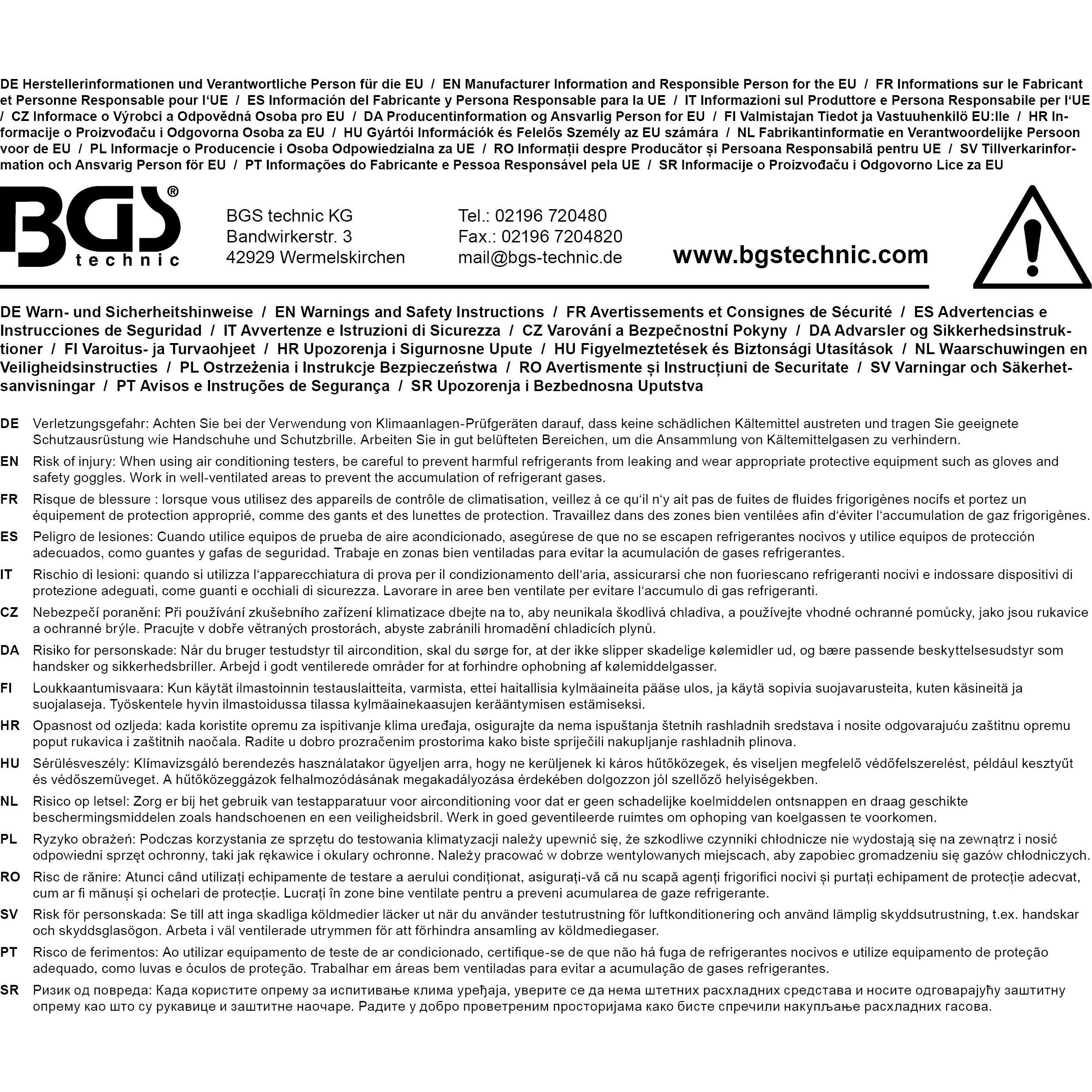 Thumbnail - BGS Ersatzsonde für Art. 8557, Klimaanlage Zubehör