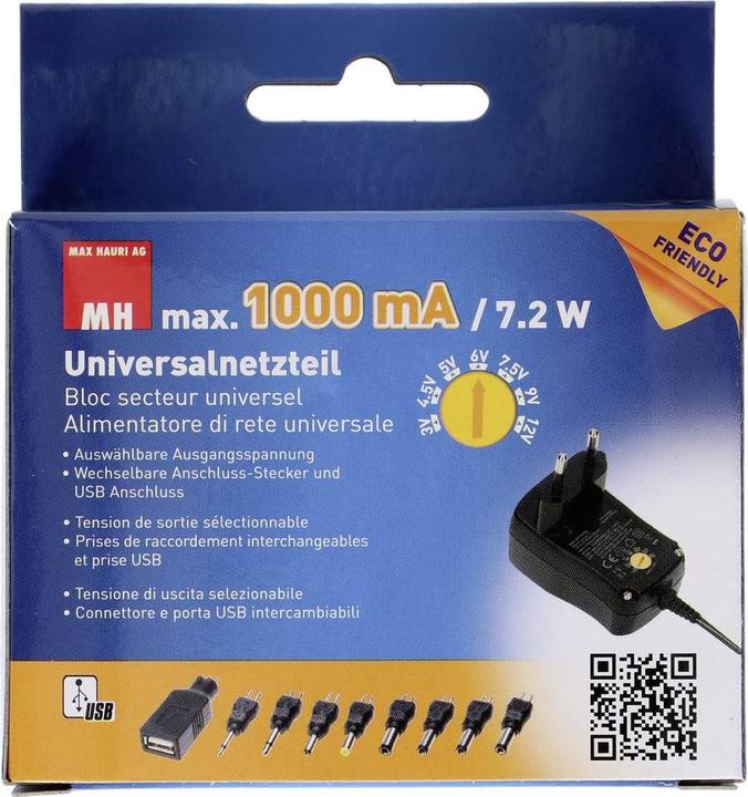 Produktbild Max Hauri Universal-Steckernetzgerät