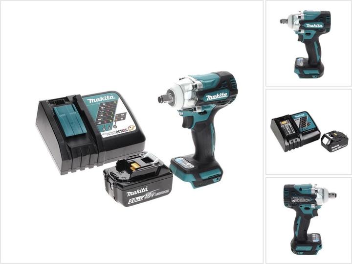 Produktbild Makita DTW 300 RT1 Akku Schlagschrauber 18 V 330 Nm 1/2" Brushless + 1x Akku 5,0 Ah + Ladegerät