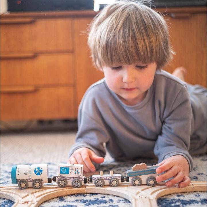 Actual product image Bigjigs Tunnel boring machine train