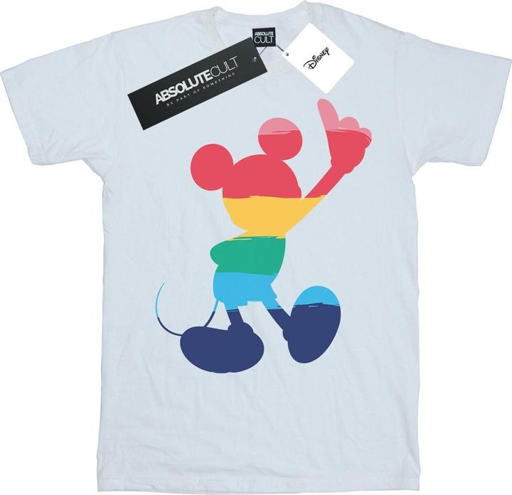Immagine prodotto Disney Mickey Mouse Rainbow Pose Maglietta Uomo (S)