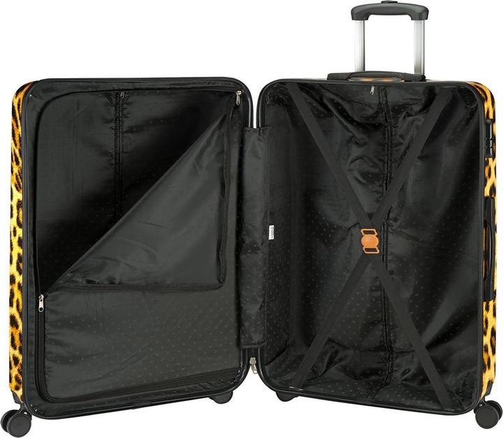 Actual product image Princess Traveler Animal Print - Travel suitcase â € “Leopard - Large - 76 cm - Double wheels (107 l)