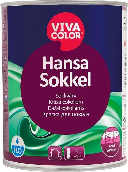 Productafbeelding Viva Color Fasade Verf Hansa Sokkel 0.9l A-Alus (900 ml)
