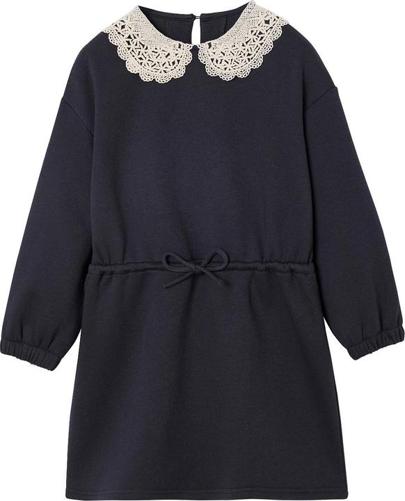 Image du produit Vertbaudet Mädchen Sweatkleid mit Makramee-Kragen und Recycling-Polyester (86)