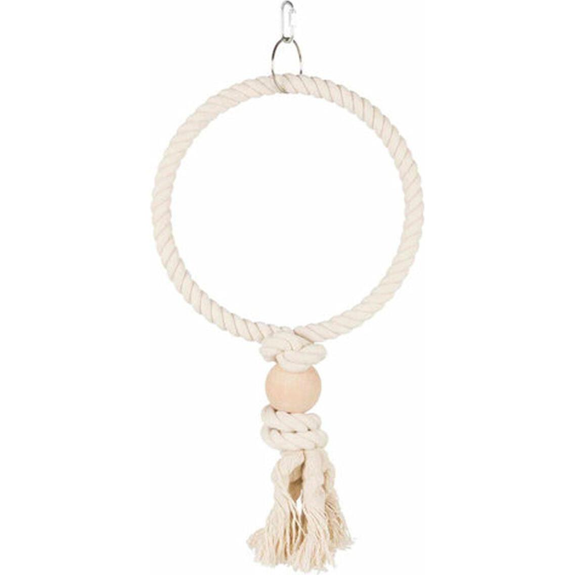 Meilleurs prix pour Anneau en coton pour oiseaux Trixie 24cm de diamètre - Accessoire pour oiseau