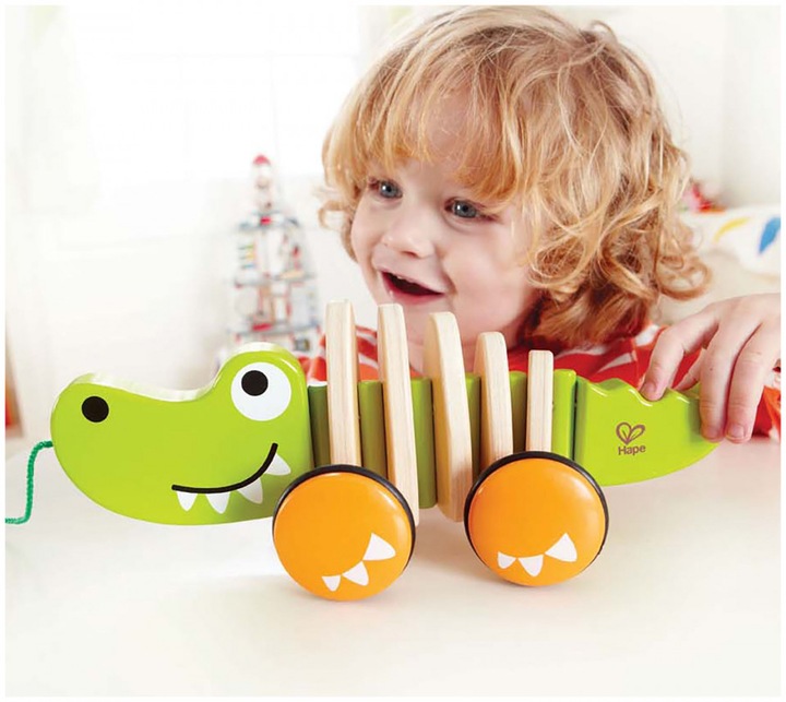 Actual product image Hape Crocodile Croc
