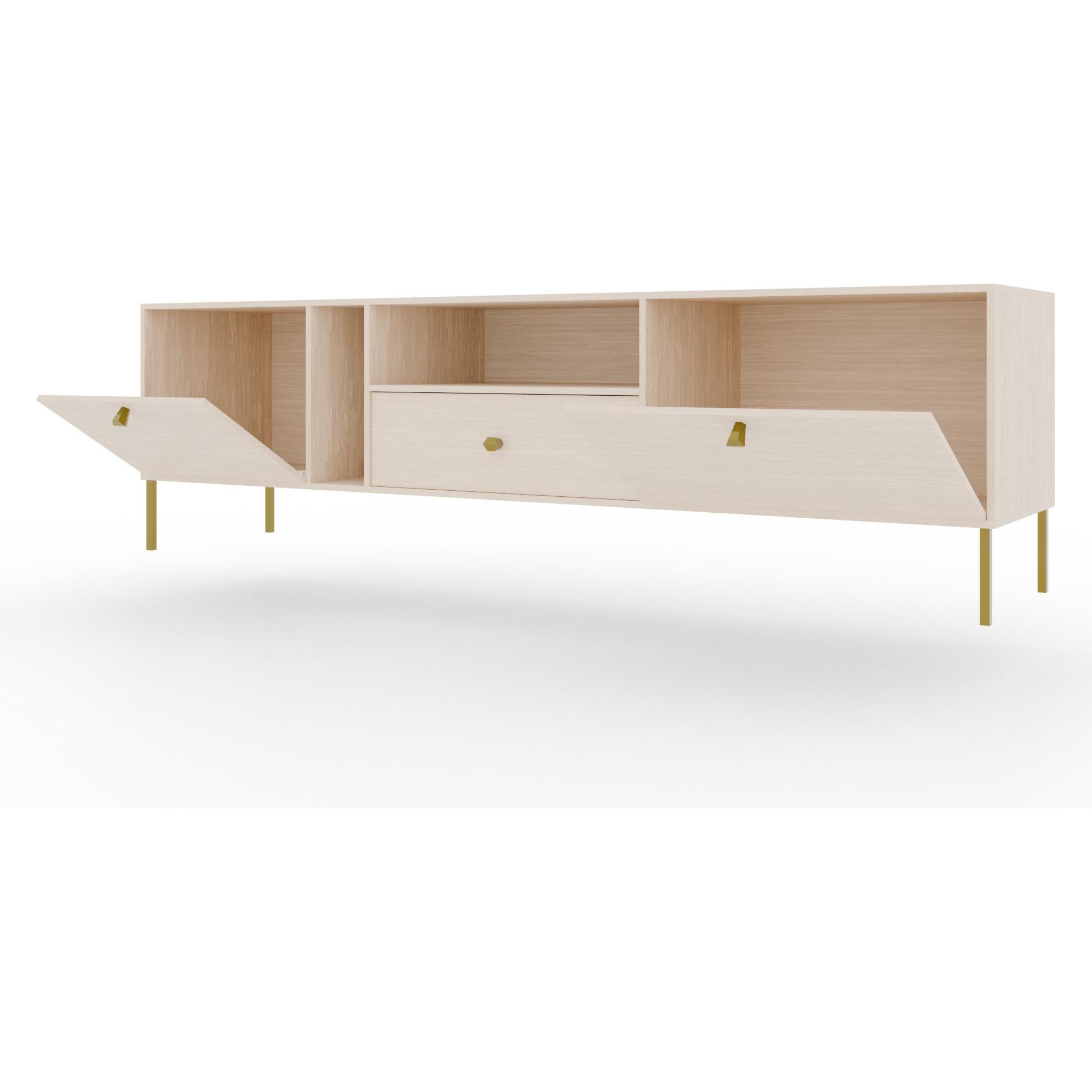 ADRK Furniture, TV Möbel, Tili 2D 1S TV-Schrank