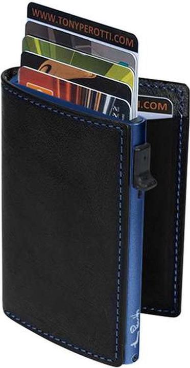 Actual product image Tony Perotti Furbo Basic Card Holder Black / Blue