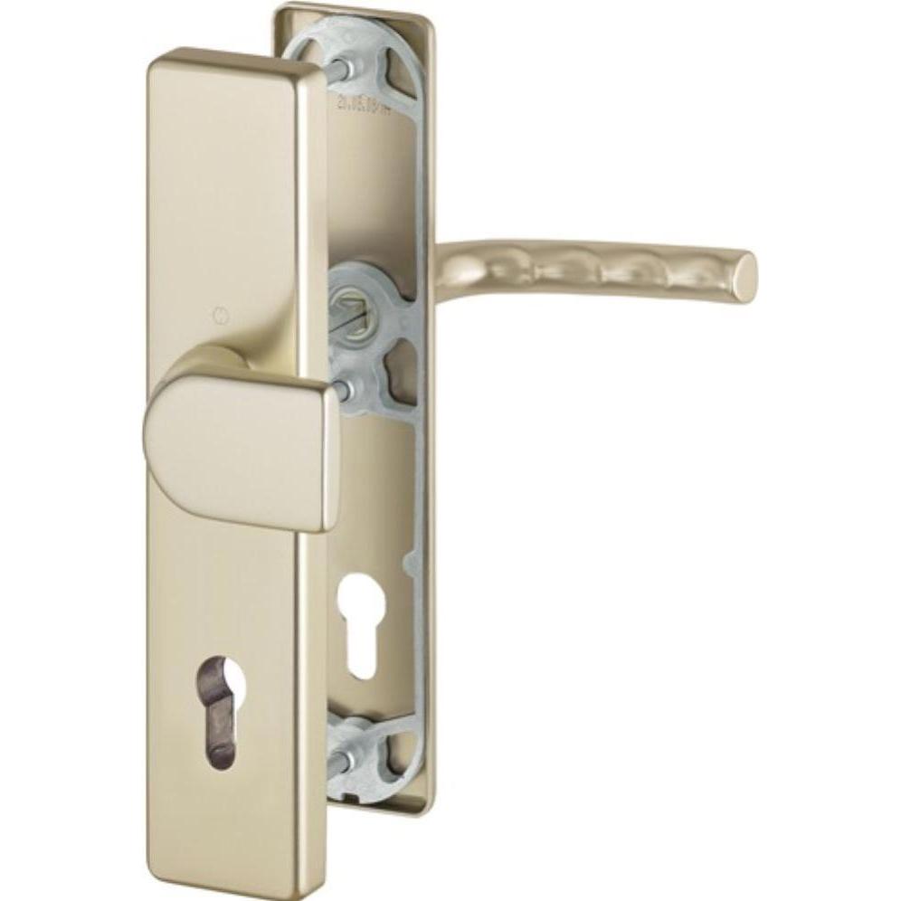 Hoppe, Türgriff + Fenstergriff, Schutzgarnitur Birmingham 78G/2222A/2440/1117 Aluminium F2 92 mm 67-72 mm (Türgriff)