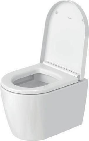 Produktbild Duravit WWC ME by Starck COMPACT RIMLESS tief, 370x480mm weiss/weiss seidenmatt WG