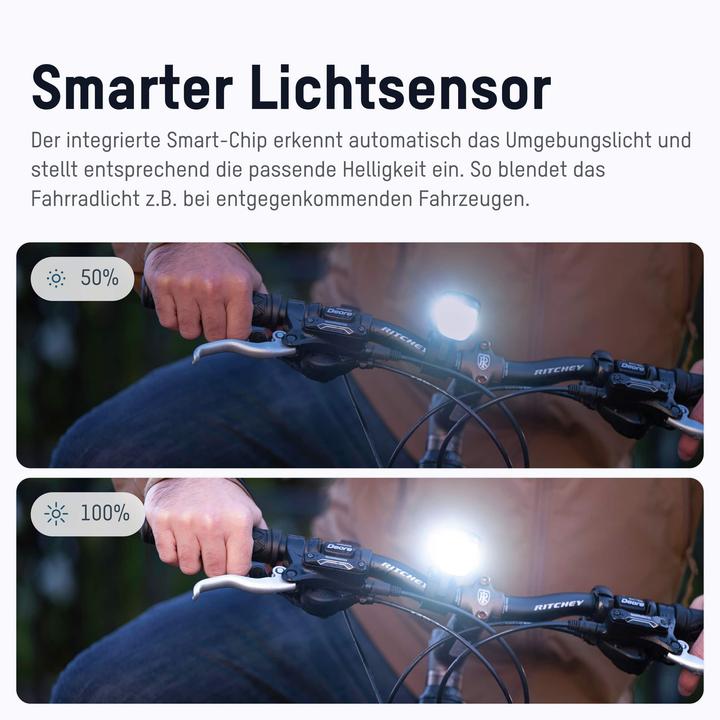 Image du produit Ansmann Bikelight LED avant 50lx 2600mAh (180 lm, 50 lm)