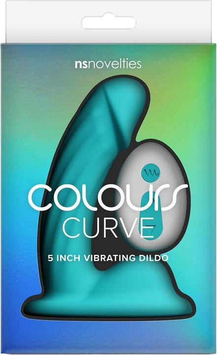 Produktbild NS Novelties Colours Curve Vibrating 5 Inch Dildo Teal