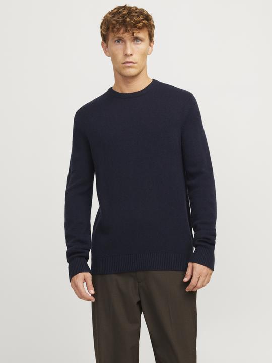 Produktbild Jack & Jones Einfarbig Strickpullover mit Rundhals Strickpullover mit Rundhals (XXL)