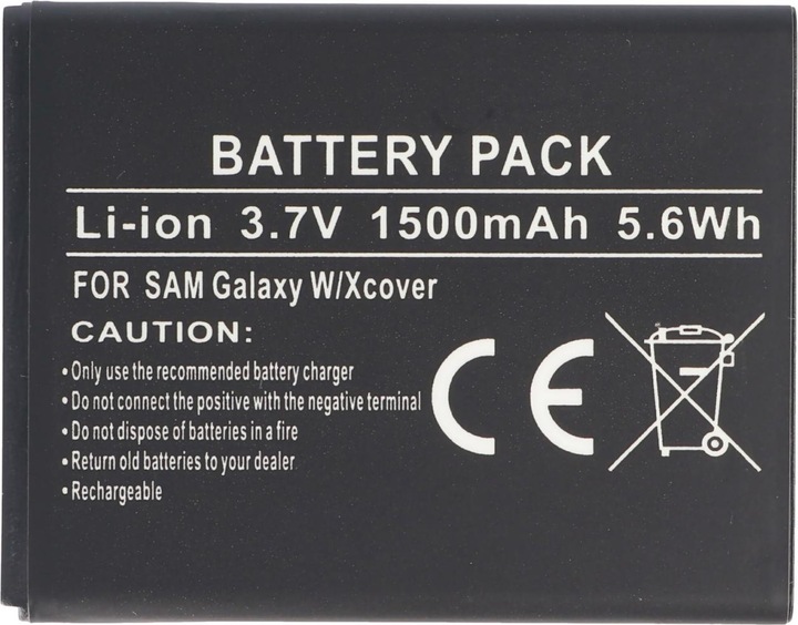 Produktbild Samsung Akku Galaxy W, Galaxy S WiFi 3.6, Galaxy Xcover, Omnia W, Wave 3, GT-i8150