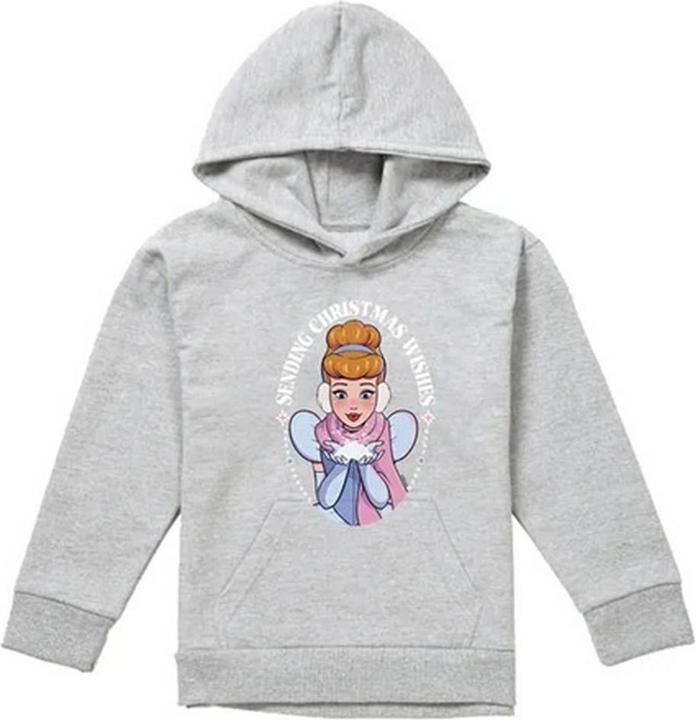Produktbild Cinderella Sending Christmas Wishes Kapuzenpullover meliert (128)