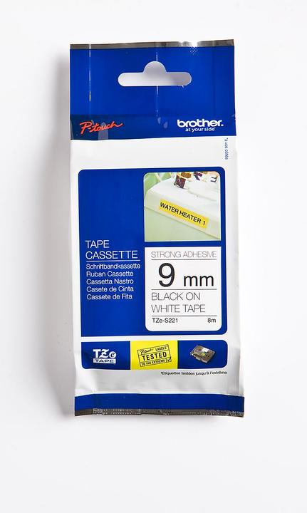 Brother P-Touch (0.90 cm, Blanc)