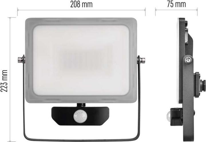 Produktbild Emos LED-Strahler ILIO mit Bewegungsmelder, 51W (4000 lm, IP44)