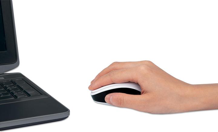 Immagine prodotto Manhattan Bluetooth® 4.0 e ricevitore wireless USB, 800/1200/1600 dpi, tre pulsanti più rotella del mouse, & (Senza fili)