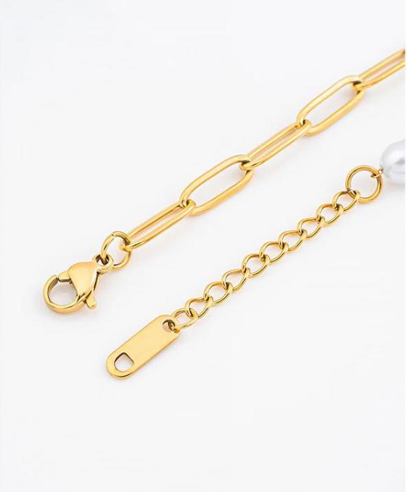 Produktbild Sensora Jewelry Pearl Link Armband (19 cm, Edelstahl)