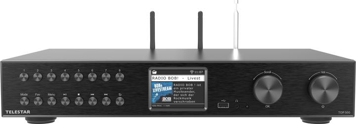 Telestar TOP 500 sw HiFi-Tuner 43cm,Internet/DAB+/UKW,Streaming,BT,HM (Sintonizzatore radio)