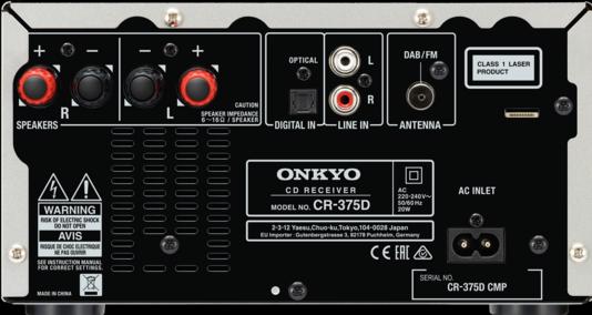 Immagine prodotto Onkyo CS-375D (Lettore CD, Bluetooth, 2x 20 W)