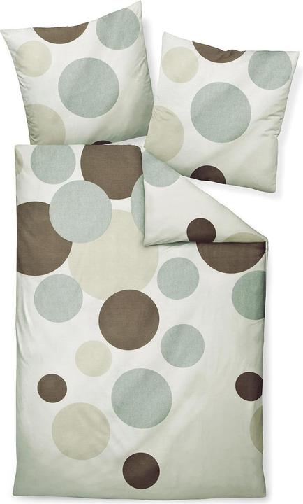 Image du produit Janine Mako-Satin linge de lit moments 98115 rayon de lune (Set de linge de lit, 135x200 cm + 80x80 cm)
