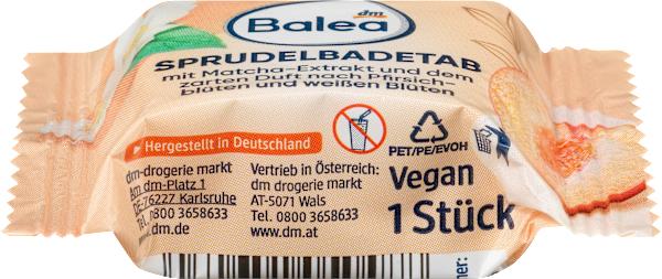 Actual product image dm Balea Bubble bath tabs Wellness triple