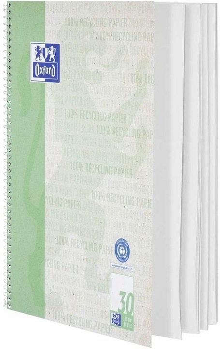 Immagine prodotto Oxford Blocco note per il riciclaggio del college, A4+ (A4+, Nessuna, Copertina morbida)