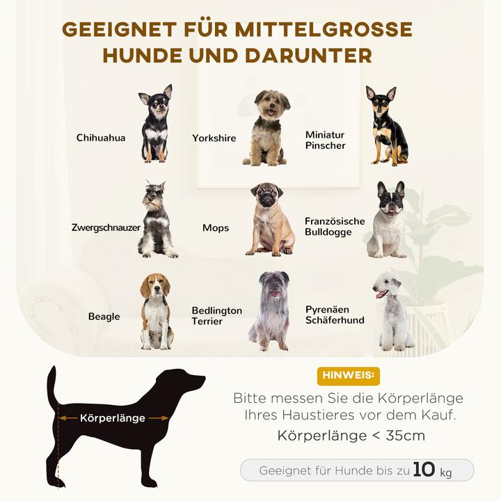 Produktbild PawHut Hundesofa mit erhöhtem Design (Katze, Hund)