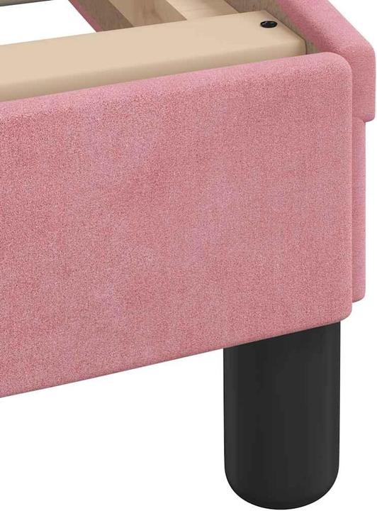 Actual product image vidaXL Bed frame with velvet headboard (90 x 200 cm)