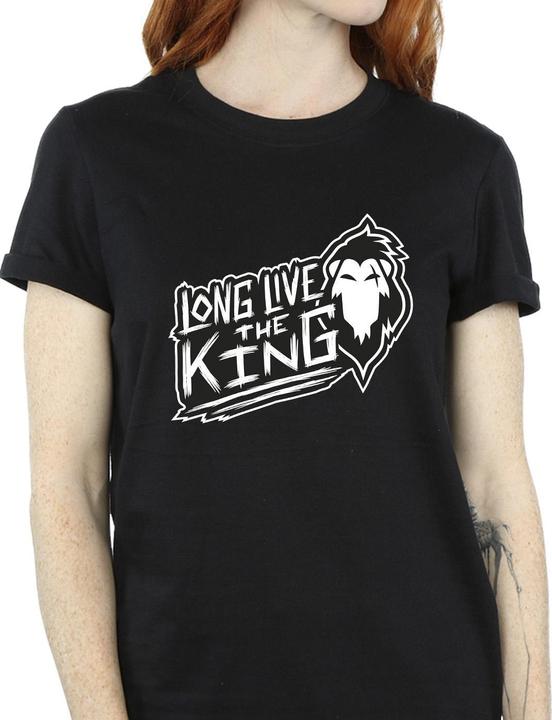Actual product image Disney Womens/Ladies The Lion King The King Cotton Boyfriend T-Shirt (XL)