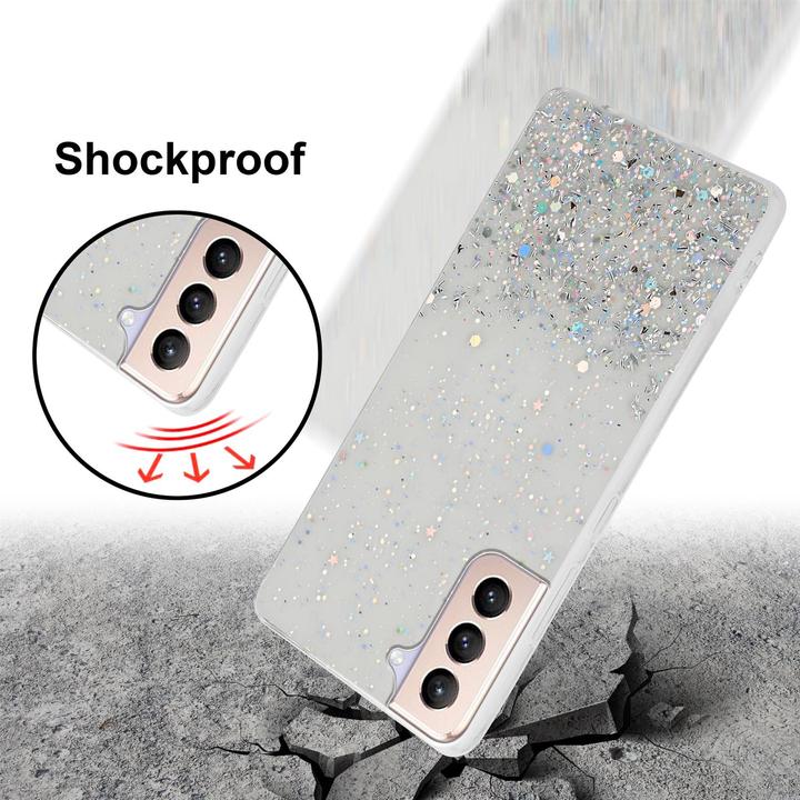 Produktbild Cadorabo TPU Cover funkelnder Glitter (Samsung Galaxy S21+)