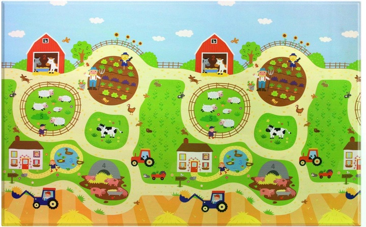 Actual product image Dwinguler Busy Farm (Slim) (180 x 140 cm)