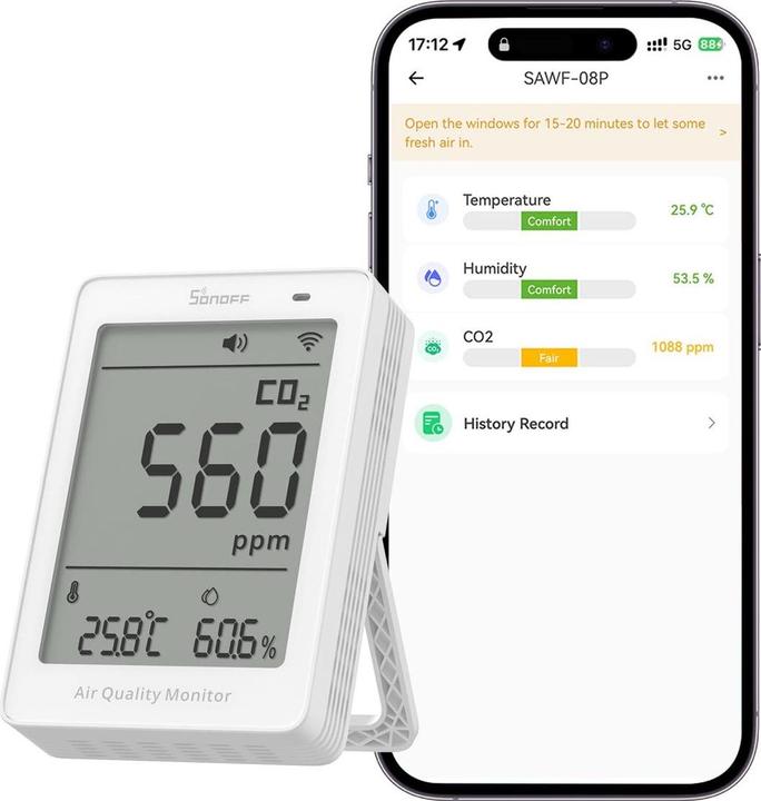 Image du produit Sonoff AirGuard CO2