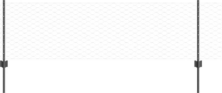 Produktbild vidaXL Grauer Gartenzaun