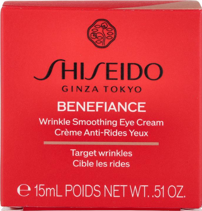 Immagine prodotto Shiseido Benefiance Wrinkle Smoothing Eye Crème (re) 15 ml (Crema per la cura degli occhi, 15 ml)