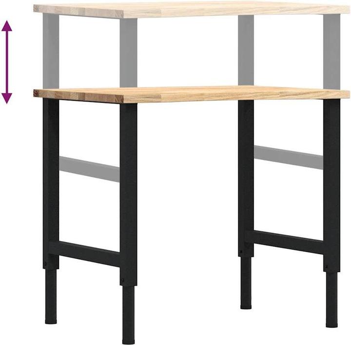 Actual product image vidaXL Werkbank (60 cm, 80 cm)