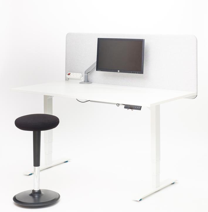 Image du produit Stoo Round active chair, black frame / black fabric