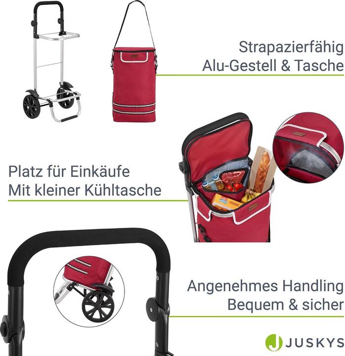 Produktbild Juskys 3in1 Einkaufstrolley