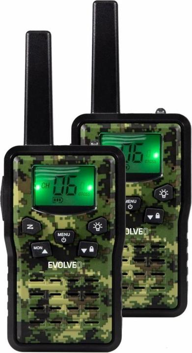 Produktbild Evolveo FreeTalk 2W, PMR vysílačky s výkonem 0,5 a 2W, dosah až 15km (15 km)