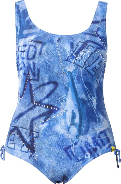 Produktbild Laurasøn Badeanzug mit Strass, V-Ausschnitt, OEKO-TEX (56)