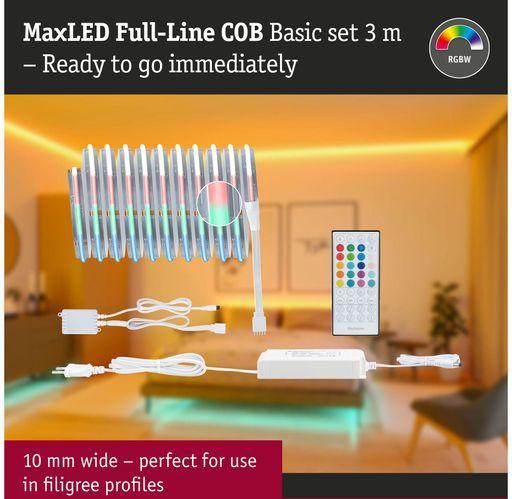 Image du produit Paulmann MaxLED 1000 Full-Line COB Stripe Set (Multicolore, 300 cm, Intérieur)