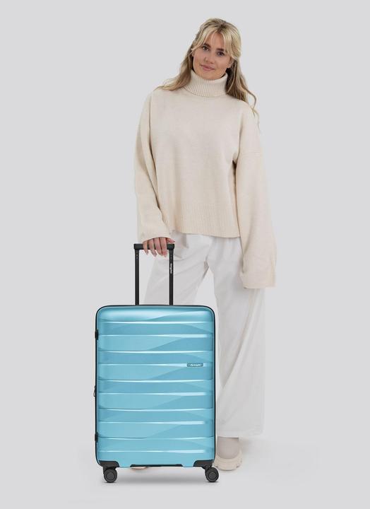 Actual product image Bergpfeil Travel 4-wheel trolley M 66 cm with expansion pleat (72 l)