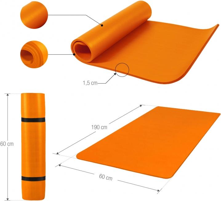 Produktbild Gorilla Sports Yogamatte (15 mm)